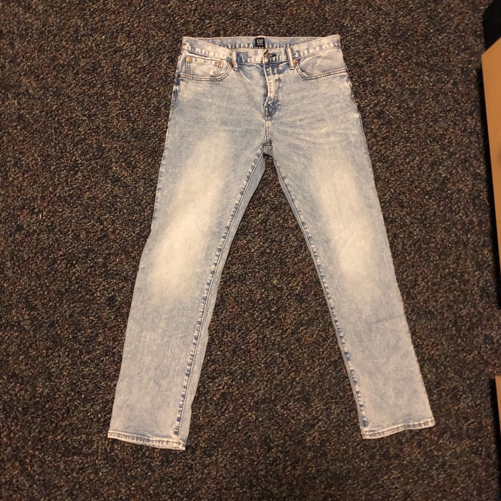 gap denim jeans very light wash